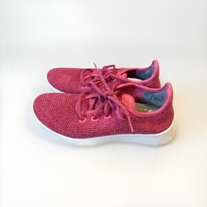 Allbirds Tree Runners Sneakers Berry Pink Women’s 7 Lightweight Eco